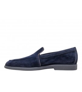 SANTONI MOCASSINO MGAR18829OOTSEAAU60 MALIBU BLUE