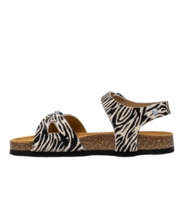 PLAKTON 131407 LISA TEEN MINI ZEBRA NEGRO