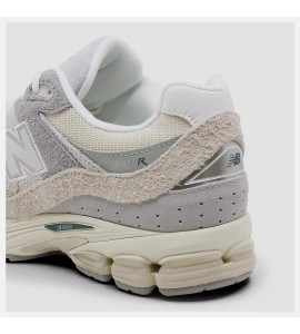 NEW BALANCE UNISEX 2002R LINEN con CONCRETE e Slate Grey
