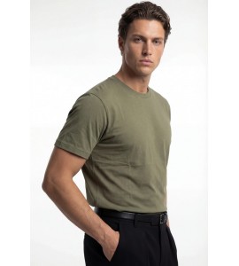 BELLWOOD 0316J2101/000047 T-SHIRT PARICOLLO KAKI