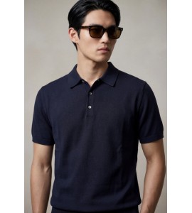 BELLWOOD 0316C0005C/015 POLO M/C BLU SCURO.