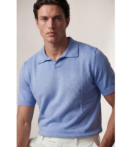 BELLWOOD 0316C5055/000005 POLO A V MC AZZURRO
