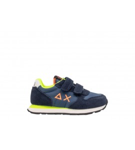 SUN68 bambino Z36302B/07 BOY'S TOM FLUO NAVY BLUE