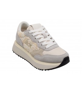 SUN68 donna Z36211/31 BIG ALLY FLOWER MESH BIA/PANNA