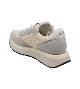 SUN68 donna Z36211/31 BIG ALLY FLOWER MESH BIA/PANNA