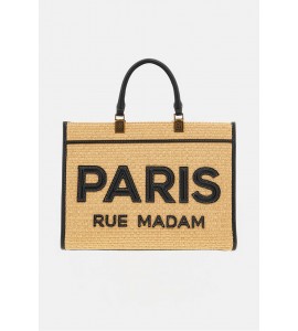 RUE MADAM PARIS 1533 ICONIQUE STRAW BLACK