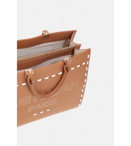 RUE MADAM PARIS 1532 ICONIQUE MINI TOTE COGNAC