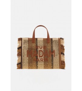 RUE MADAM PARIS 1528 CASABLANCA TOTE BROWN