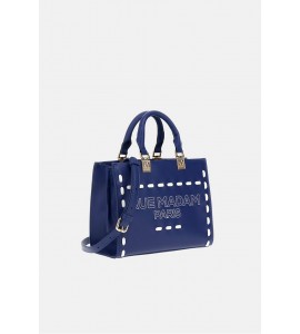 RUE MADAM PARIS 1532 ICONIQUE MINI TOTE navy
