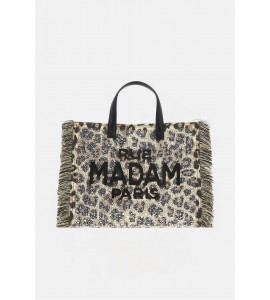 RUE MADAM PARIS 1528 CASABLANCA TOTE LEOPARD