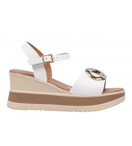 SPARWOMAN sandalo con zeppa 5984 DOYA BLANCO