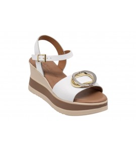 SPARWOMAN sandalo con zeppa 5984 DOYA BLANCO