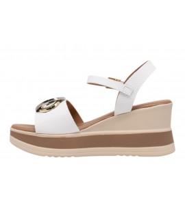 SPARWOMAN sandalo con zeppa 5984 DOYA BLANCO