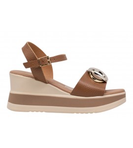 SPARWOMAN sandalo con zeppa 5984 DOYA ROBLE