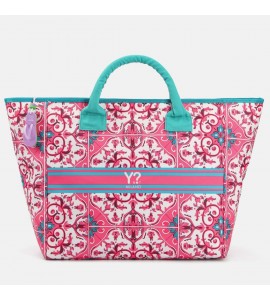 Y-NOT LPI005S6 BEACH TOTE PINK