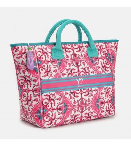 Y-NOT LPI005S6 BEACH TOTE PINK