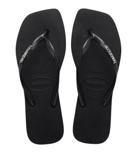 HAVAIANAS 4148257/2976 SL SQ LEG MET BLK/SIL