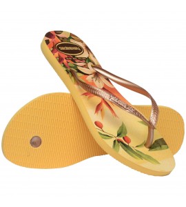 HAVAIANAS 4122111/5559 SLIM TROPICAL CAJA YEL