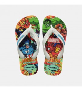 HAVAIANAS 4148300/7854 K T MARVL II FC WHT/B