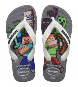 HAVAIANAS 4145125/1077 KIDS MINECRAFT FC GRA