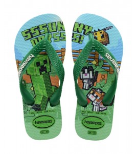 HAVAIANAS 4145125/2703 KIDS MINECRAFT FC GRE