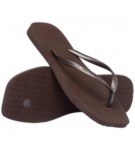 HAVAIANAS 4148301/0727 SLIM SQUARE FC BROWN