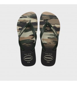 HAVAIANAS 4141398/9052 TOP CAMU FC BLACK/GRN