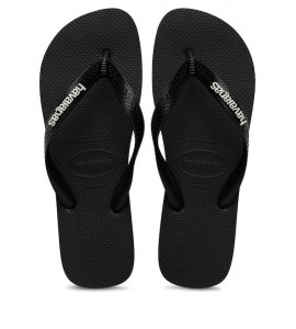 HAVAIANAS 4108555/4747 LOGO FILETE FC BLK/W