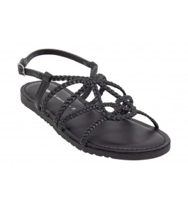 GIOSEPPO DONNA SANDALI 75107 ORLAND BLACK