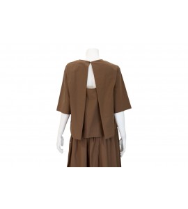 OTTOD'AME DC5242/2336 SHIRT CIOCCOLATA