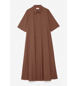 OTTOD'AME DS5377/2236 DRESS CIOCCOLATA