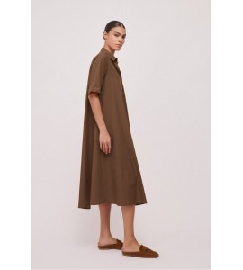 OTTOD'AME DS5377/2236 DRESS CIOCCOLATA