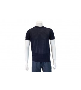 OUTFIT OUMC0009-LY0014 GIROCOLLO MC BLU NAVY