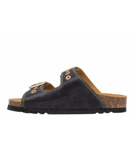 SCHOLL F306111004 NOELLE VINTAGE SUEDE BLACK