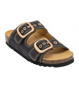 SCHOLL F306111004 NOELLE VINTAGE SUEDE BLACK
