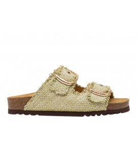 SCHOLL F306071028 NOELLE RAFIA VERDE