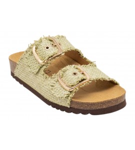 SCHOLL F306071028 NOELLE RAFIA VERDE