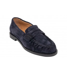 VSL 7941 MOCASSINO CAMOSCIO BLU