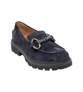 VSL 7851 MOCASSINO CAMOSCIO BLU