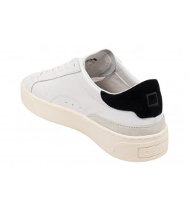 DATE uomo M441-SO-CA-WB SONICA CALF WHITE-BLACK
