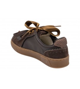 GIO+ SNEAKERS BLUE1048 COMBI BROWN
