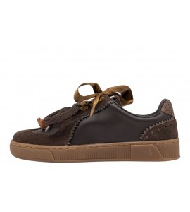 GIO+ SNEAKERS BLUE1048 COMBI BROWN