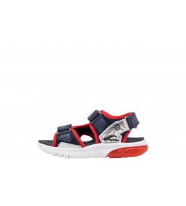 GEOX J SANDAL CIBERDRON J65MXB014CEC0735 NAVY/RED