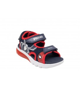 GEOX J SANDAL CIBERDRON J65MXB014CEC0735 NAVY/RED