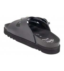 SCHOLL F306151004 IRVING LEATHER BLACK