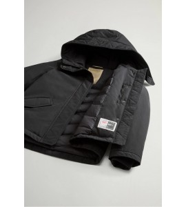 WOOLRICH Giacca imbottita in Ramar Cloth con cappuccio