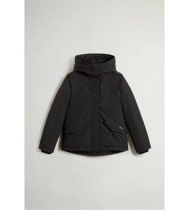 WOOLRICH Giacca imbottita in Ramar Cloth con cappuccio