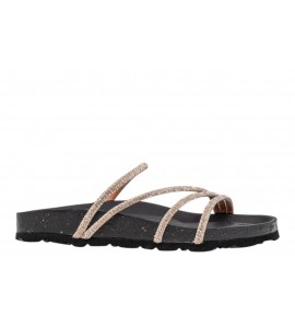 GRUNLAND donna ciabatta SARA CB0836-70 CHAMPAGNE-NERO