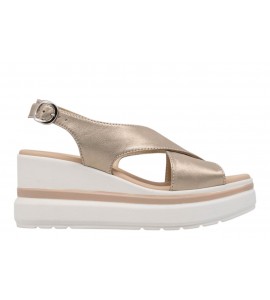 NERO GIARDINI sandalo con zeppa E513515D/675 ETOILE SAT