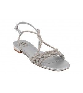 ALBANO VANITY AV7034 SANDALO FLAT ARGENTO